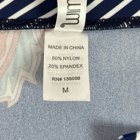 Mazu Swim Womens Cover Up Paisley Floral Print Beach Stretch Medium - Picture 10 of 11